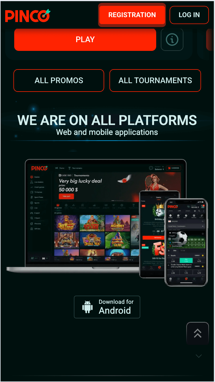 pinco casino online